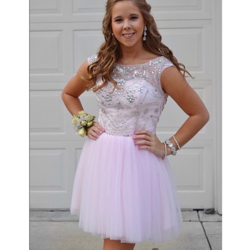 Light Pink Homecoming Dress